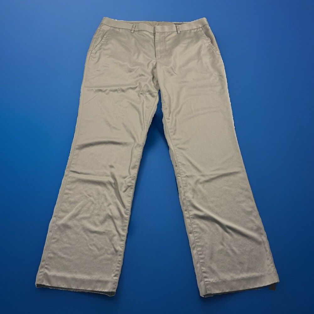 Bonobos Wednesday Pants Men’s 35x32 Khaki Straight Leg Chino Smart Casual Preppy